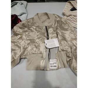 Rick Owens Rick Owens-Bomber Imbottito - Girdered Flight-Pearl- jacket